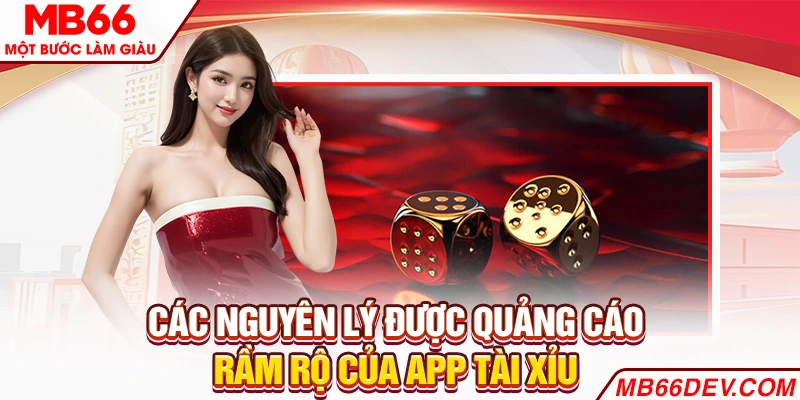 Các nguyên lý được quảng cáo rầm rộ của app Tài Xỉu
