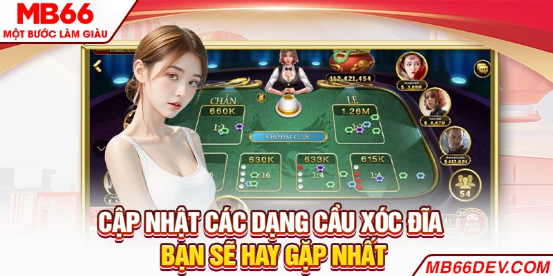 Cập nhật các dạng cầu Xóc Đĩa bạn sẽ hay gặp nhất