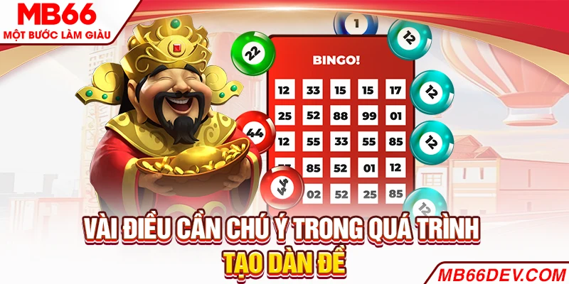 Vài điều cần chú ý trong quá trình tạo dàn đề